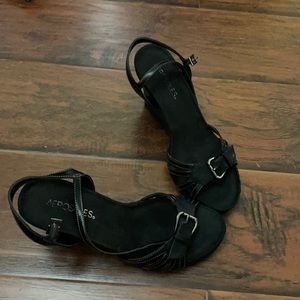 Aerosoles Black Wedges